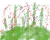 Trees and grass in fantasy land